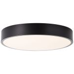 Brilliant Slimline Loftlampe Metal Plast  Sort Hvid 22W 2400lm - 830 Varm Hvid | 330mm
