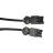 Noxion GST - Kompatibel Forlængerkabel Sort - Han + Hun - 2m - 3 pole 1,5mm2