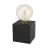 Eglo Bordlampe Prestwick 2 Træ Sort | IP20 - Egnet til 1x E27 