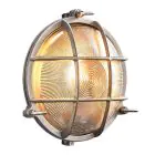 Nordlux Polperro Vægbelysning Glas Satin Nikkel | 195mm - IP64 - Egnet til E27